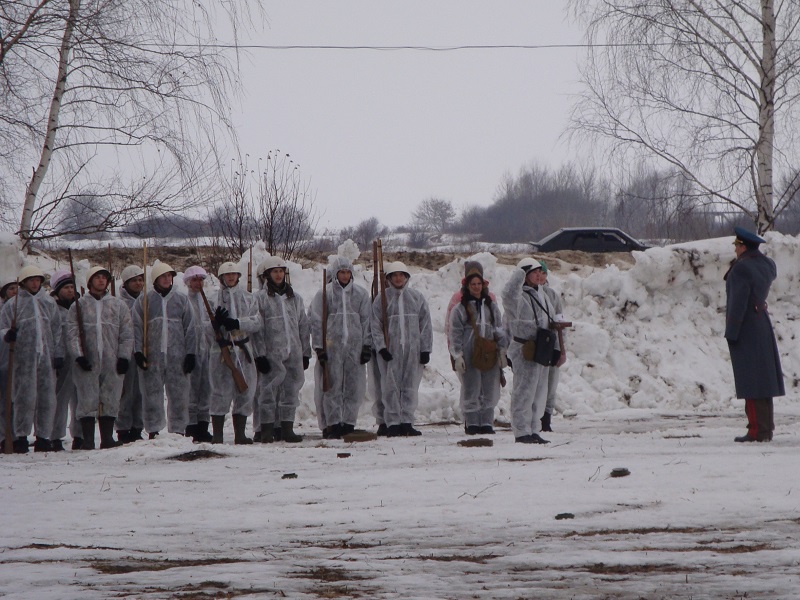 Реконструкция боя под городом Гжатском