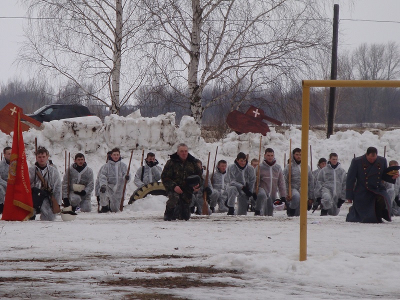 Реконструкция боя под городом Гжатском