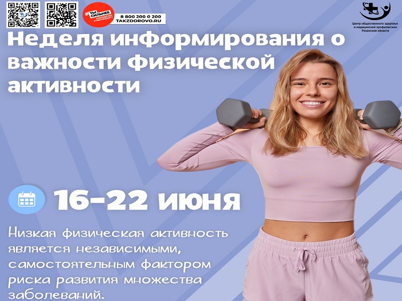 Неделя информирования о важности физической активности.